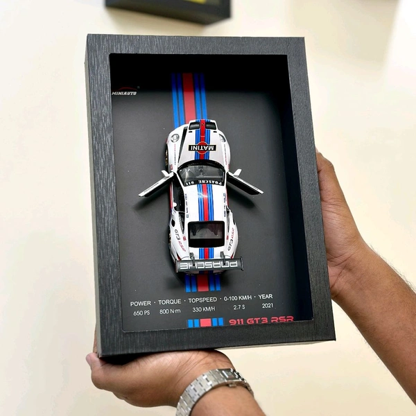 Premium Framed Car Model โ 3D Wall Decor for Auto Enthusiasts, Unique Models - SRB1