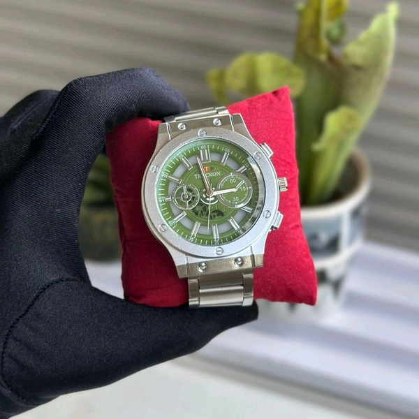 Trackon Budget Analog Quartz Watch – Premium Style at a Budget Price - Green