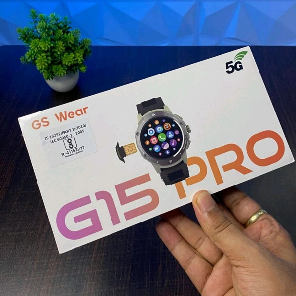 G15 Pro 5G Android Smartwatch – Round Dial | 32GB ROM + 2GB RAM | AMOLED Display | First in India - 