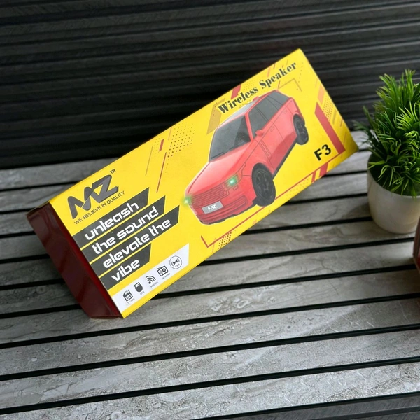 MZ F3 Portable Bluetooth Speaker – Dynamic Thunder Sound - Black