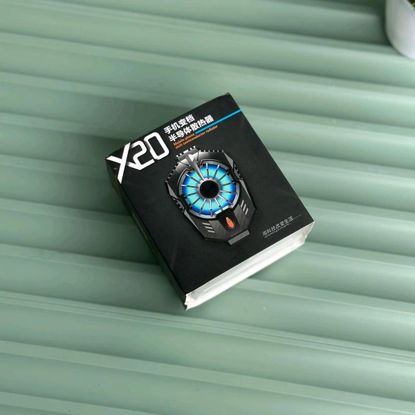 X20 Smartphone Cooling Fan – Adjustable Semi-Conductor Radiator for Gaming & Heavy Usage