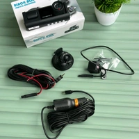 BLACK BOX Super HD 1296P Traffic Recorder – Dual Camera Dash Cam with Night Vision & Loop Recording