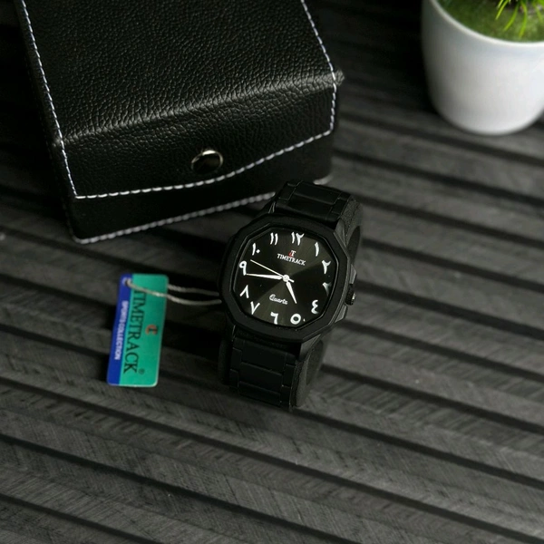 Timetrack Budget Analog Quartz Watch โ Premium Style at a Budget Price