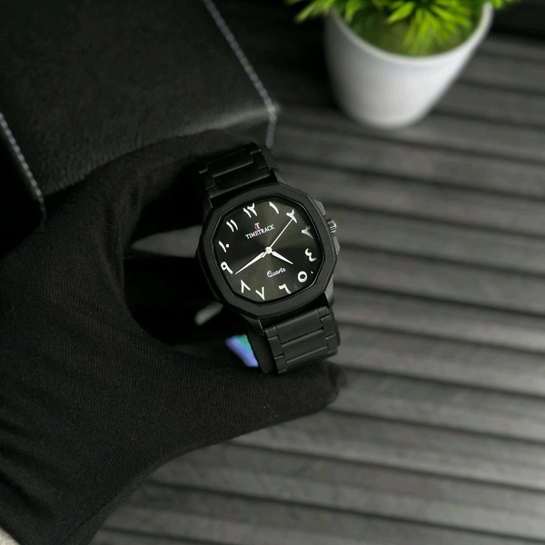 Timetrack Budget Analog Quartz Watch โ Premium Style at a Budget Price