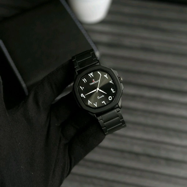 Timetrack Budget Analog Quartz Watch โ Premium Style at a Budget Price