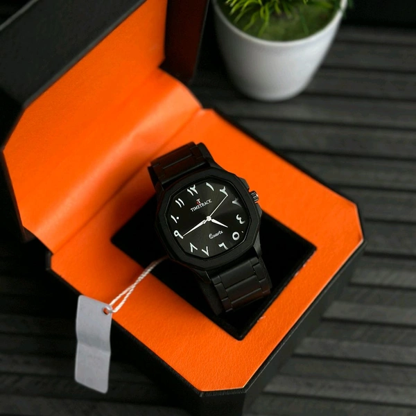 Timetrack Budget Analog Quartz Watch โ Premium Style at a Budget Price