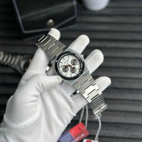 Delton Budget Analog Quartz Watch โ Premium Style at a Budget Price - White