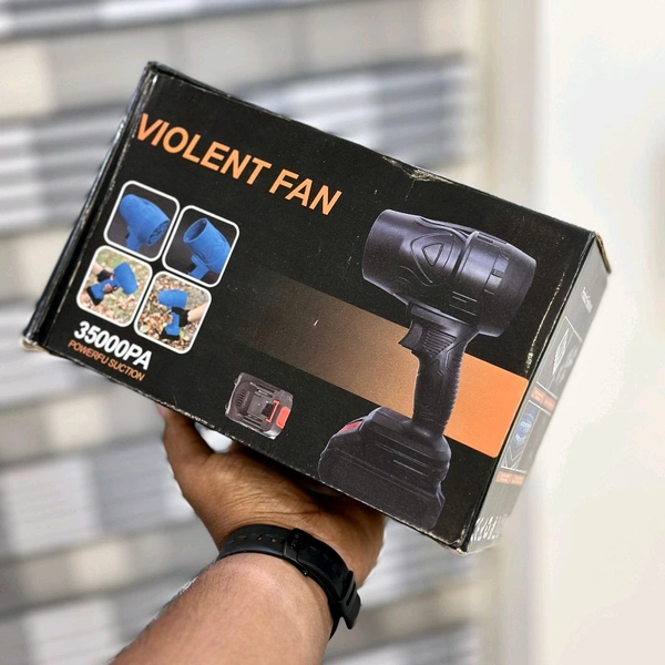 Violent Fan 48V Cordless Air Blower โ 35000PA Powerful Suction โ Single Battery Model