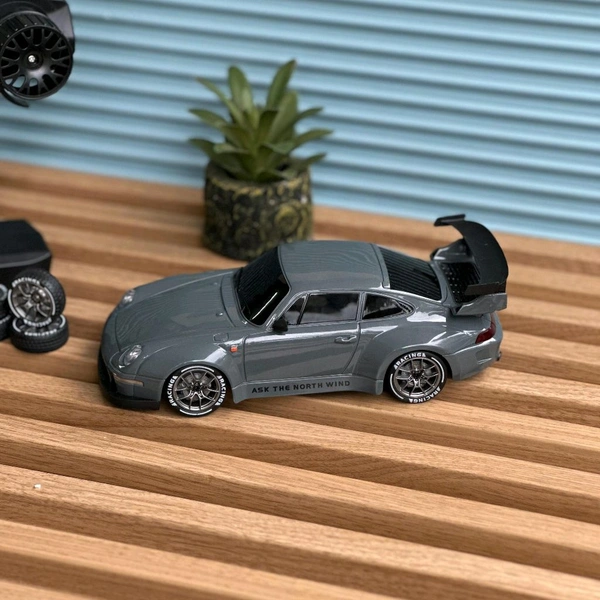 Super Car Break Racing The Dawn β High-Speed 4WD Drift RC Car (1:24 Scale) LED Lights | DIY Tire Replacement | Pro Chassis - Porsche 911