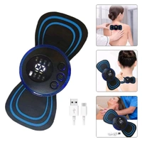 Portable USB Neck Massager Electric Neck Massager Automatic Massage Enhancer Mini Cervical Massager EMS Lymphatic Drainage Massage with Cable (Vibrator) - Pack Of 1