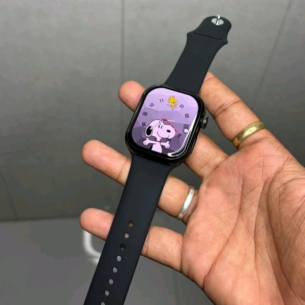 CD20 Android SmartWatch | Pure AMOLED Curved Display | Mini Smartphone Smartwatch| 8GB RAM + 128GB Storage | Magnetic Charger - Black