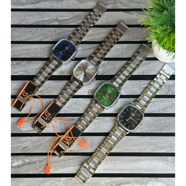 LG Gold Budget Analog Quartz Watch โ Premium Style at a Budget Price (Pack of 1) - Green