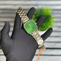 LG Gold Budget Analog Quartz Watch โ Premium Style at a Budget Price (Pack of 1) - Green