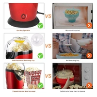 Automatic Electric Popcorn Maker / Snack Maker Machine Per, Technical Data: 230V, 50Hz & 1200W
