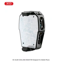 XO SL08 Phone Cooler | Gaming Phone Cooler for Instant Cooling with RGB Lightning- Android and iPhones Compatible- (Black) 