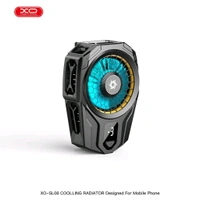 XO SL08 Phone Cooler | Gaming Phone Cooler for Instant Cooling with RGB Lightning- Android and iPhones Compatible- (Black) 