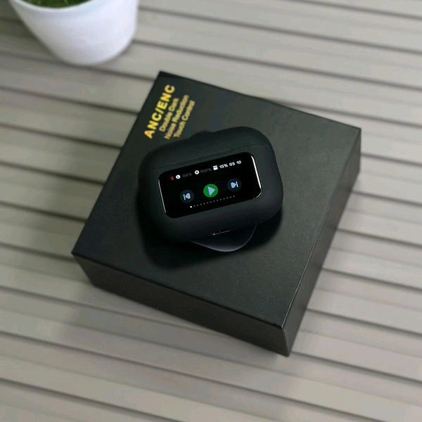 Smart Display TWS Earbuds | With Active ANC + ENC | Wireless Charging Supported - 3 Months Cybzone Warranty