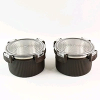 Rustic Jar Set – 2 Pcs, 450ml Each Approx | Airtight & Unbreakable Storage Containers with Polycarbonate Lid | Stylish Kitchen Storage Jars
