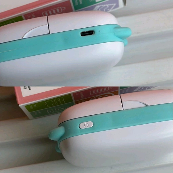 Pocket Mini Printer, Mobile Phone Bluetooth Connection Wireless Mini Thermal Printer with Android or iOS APP for Pictures