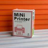 Pocket Mini Printer, Mobile Phone Bluetooth Connection Wireless Mini Thermal Printer with Android or iOS APP for Pictures
