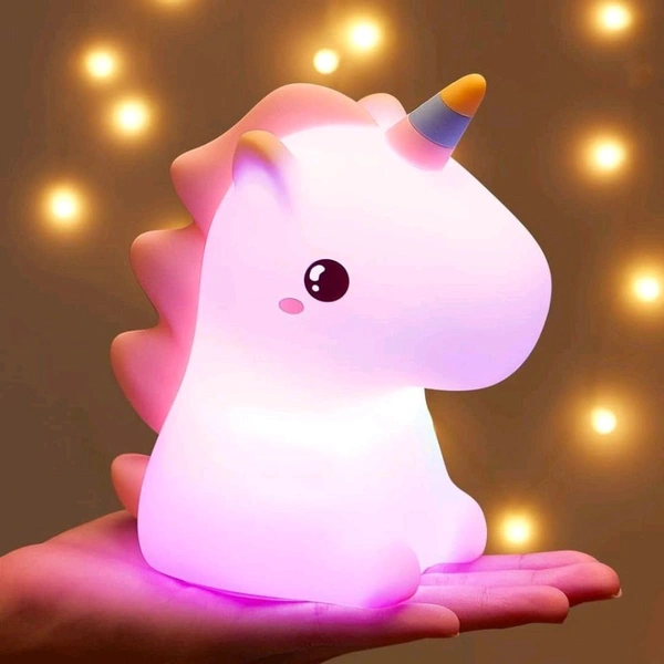 Rainbow Unicorn Night Light – Cute, Soft & Magical!