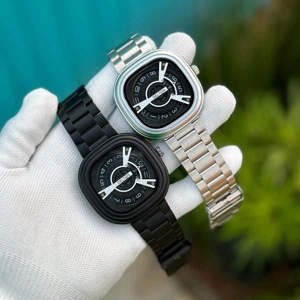 Delton Budget Analog Quartz Watch – Premium Style at a Budget Price - Silver