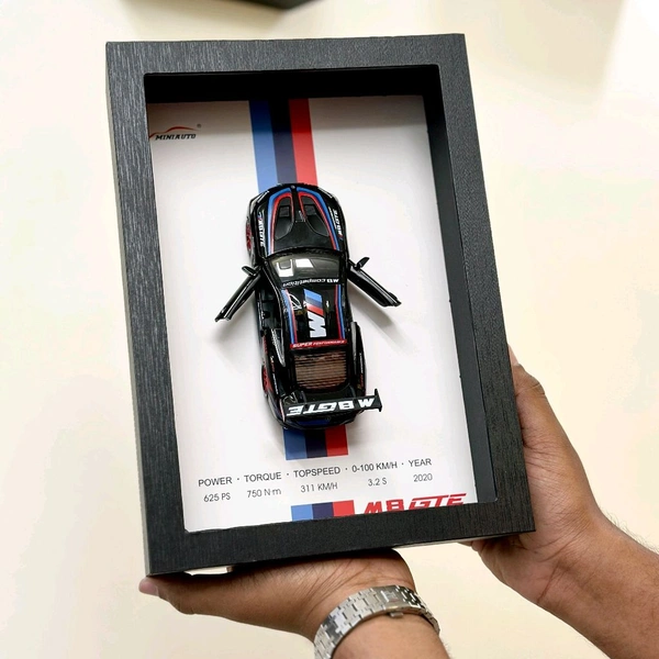 Premium Framed Car Model โ 3D Wall Decor for Auto Enthusiasts, Unique Models - SRB3