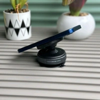 K009 Magnetic Phone Mount with Vacuum Suction – 360° Rotation, One-Hand Operation, Secure Dash Mount for All Smartphones (Universal Fit)