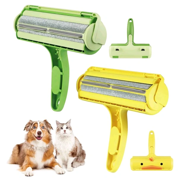 Pet Hair Remover Roller for Furniture, Sofa, and Beds – Reusable Self-Cleaning Brush with Dust Storage Box, No Battery Needed – Ideal for Cats & Dogs