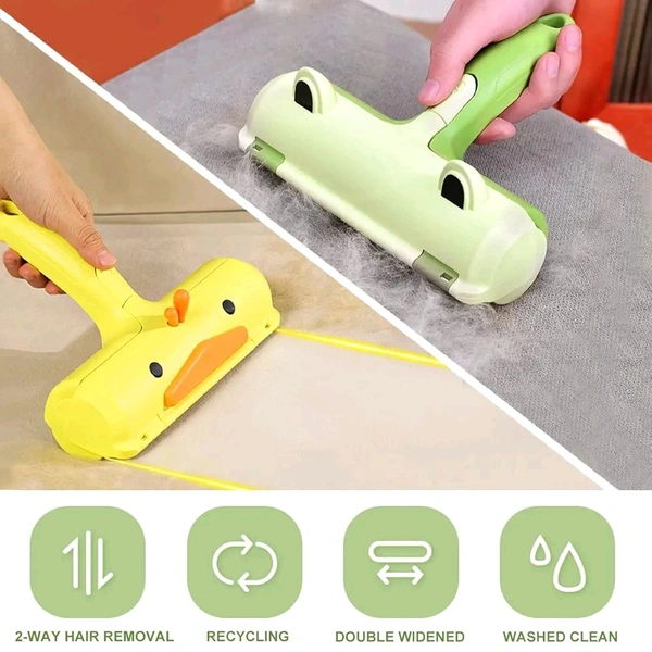 Pet Hair Remover Roller for Furniture, Sofa, and Beds – Reusable Self-Cleaning Brush with Dust Storage Box, No Battery Needed – Ideal for Cats & Dogs