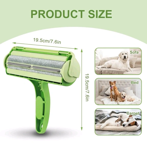 Pet Hair Remover Roller for Furniture, Sofa, and Beds – Reusable Self-Cleaning Brush with Dust Storage Box, No Battery Needed – Ideal for Cats & Dogs