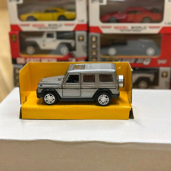 Die-Cast Toy Cars – Realistic Pull-Back Models with Openable Doors | Display-Ready Collectibles for All Ages - Gray