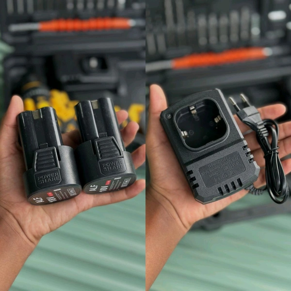 ALF 18V Cordless Drill Machine Kit with Brushless Motor, 2 Batteries & 32 Accessories | Rechargeable Electric Screwdriver with Carry Case for Home, DIY & Professional Use
