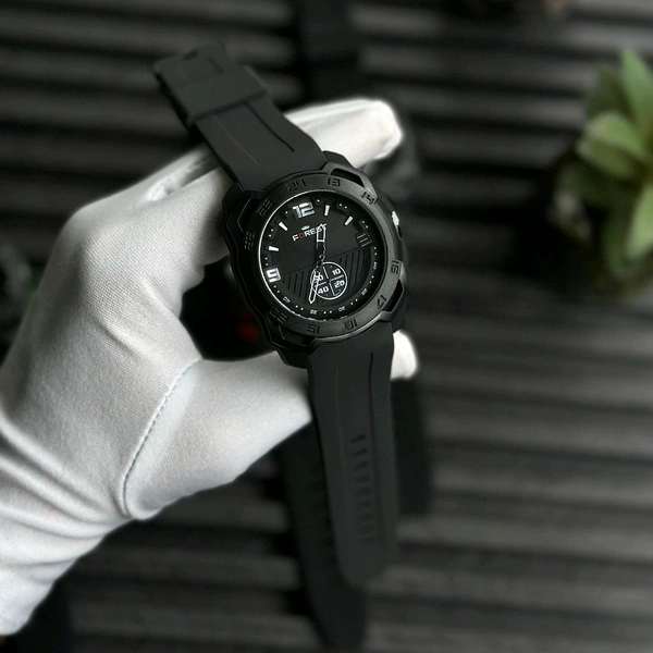 Forest Men’s Classic Analog Watch – Elegant Dial, Date Display – Formal & Casual Wear - Gray