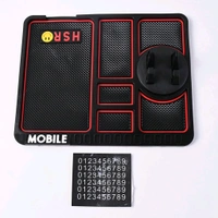 Non-Slip Car Dashboard Mat Anti-Slip Multifunctional Keys Cell Phone Holder Pad Car Phone Holder (1 Pc)