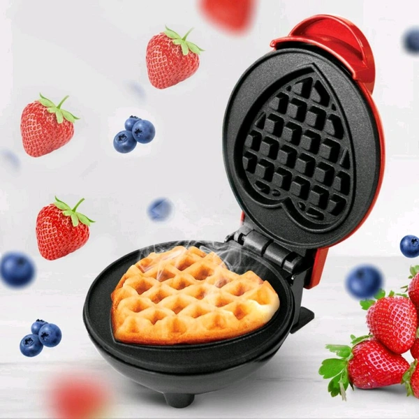 Waffle Maker Machine Waffle Iron Home Appliances Kitchen Gift Easy To Clean, On-Stick Surfaces, Perfect Breakfast, Dessert, Sandwich, Pan Cakes, Panini's / Other Snacks Machine