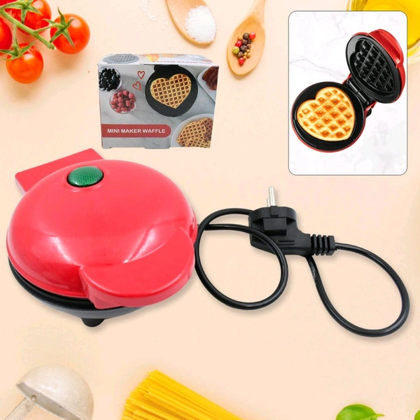 Waffle Maker Machine Waffle Iron Home Appliances Kitchen Gift Easy To Clean, On-Stick Surfaces, Perfect Breakfast, Dessert, Sandwich, Pan Cakes, Panini's / Other Snacks Machine