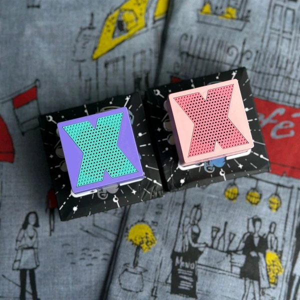 Mini Portable Square TidePlay Wireless Bluetooth Speaker Alloy Material HD Sound 5 W Bluetooth Speaker - Mix Color