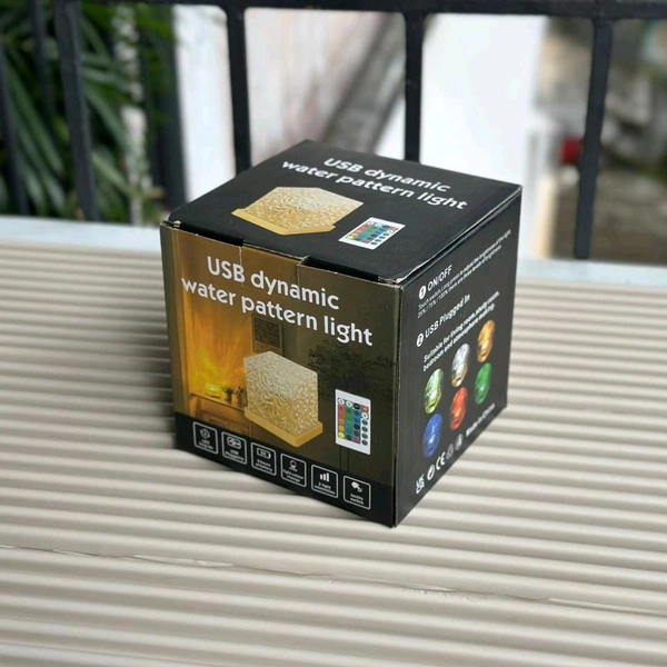 Ocean Wave Projector Lamp (Top Grade), 3D Water Wave LED Night Light, Water Ripple Night Lamp With Remote