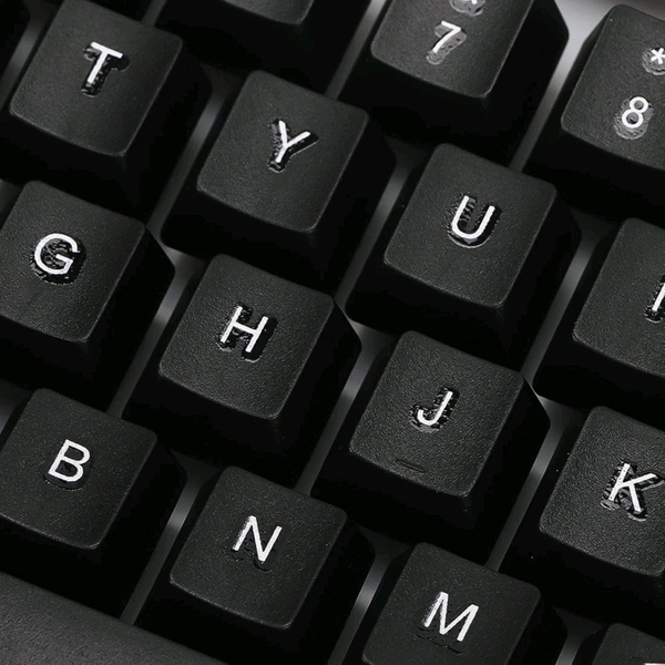 USB Keyboard 107 Keys & Mouse Set, Ergonomic Portable Keyboard & Mouse for Home Office, Plug and Play 