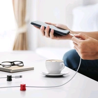 Cable Holder, Adhesive Cable Organizer for Cable Management, Upgraded Cable Clips Phone Charging USB Wire Organizer for Desk Night stand Car Wall (4 Pcs Set) - 4 Pcs Set