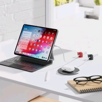 Cable Holder, Adhesive Cable Organizer for Cable Management, Upgraded Cable Clips Phone Charging USB Wire Organizer for Desk Night stand Car Wall (4 Pcs Set) - 8 Pcs Set