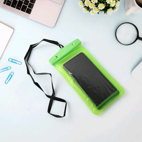 Waterproof Phone Pouch Bag, Clear Underwater Cellphone Dry Bag Protection Cover Bag for Beach Swimming Pool & Camping For all Mobile - Pack Of 1