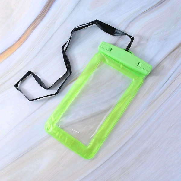 Waterproof Phone Pouch Bag, Clear Underwater Cellphone Dry Bag Protection Cover Bag for Beach Swimming Pool & Camping For all Mobile - Pack Of 1