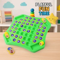 Flip & Match Educational Puzzle Game Toy with Pop Board, Stickers, and Tokens – Interactive Learning and Fun Memory Game for Kids (1 Set)