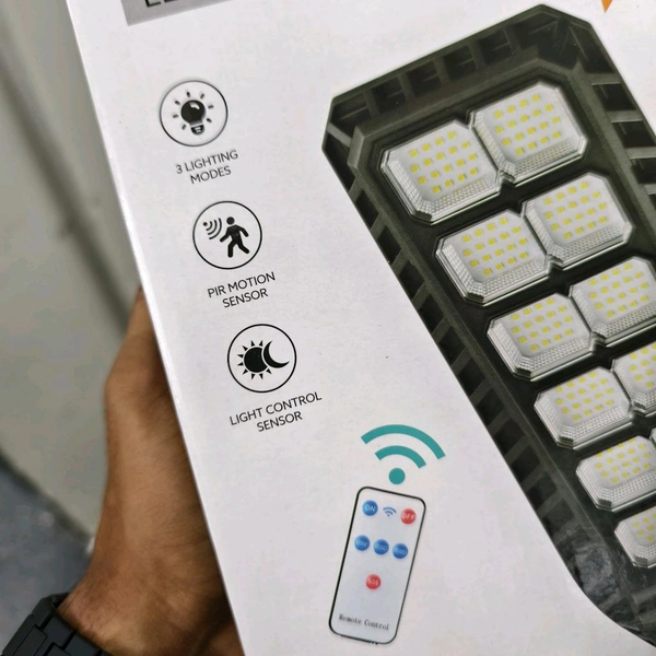 Ultra Bright 400W Solar LED Flood Light | 216 LEDs | Motion Sensor & Remote Control | Outdoor Waterproof IP65