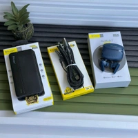 HITAGE Smart Combo Pack – Hitage Powerbank, Hitage NeoBuds S2 And Hitage 3-in-1 Fast Charging Cable - 6 Months Cybzone Warranty