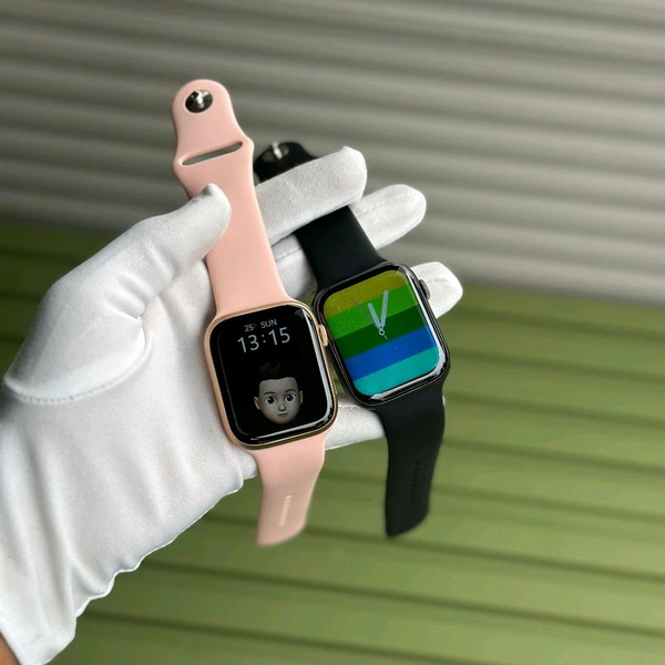 Microwear 007 Pro Smartwatch With Dual Dual Strap | NFC | Wireless Charging | 500+ Watch Faces | 1.92" HD Display - Pink