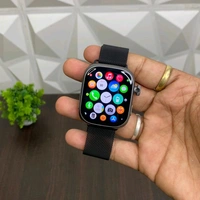 Howear HW S10 SIM Call AMOLED Smartwatch – 8GB RAM + 128GB Storage | Dual Camera | AI Voice Assistant | Mini Smartphone on Wrist - Black