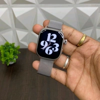 Howear HW S10 SIM Call AMOLED Smartwatch – 8GB RAM + 128GB Storage | Dual Camera | AI Voice Assistant | Mini Smartphone on Wrist - Silver